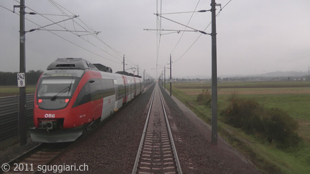 Vista dalla cabina - ÖBB 4024 (Austria)